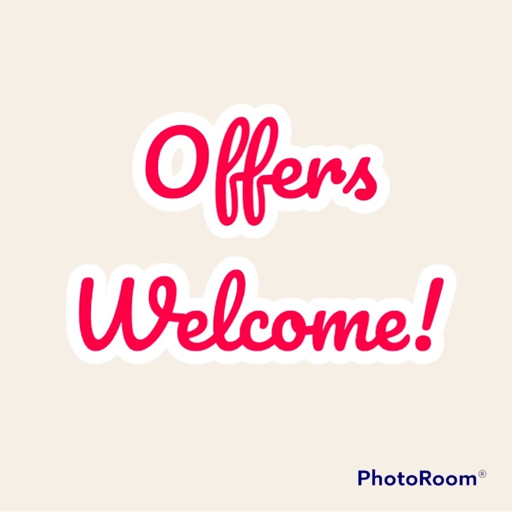 Offers welcome! 🌺